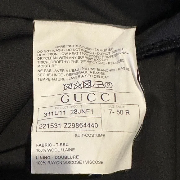 Gucci Men's Navy Suit - Picture 3 of 8